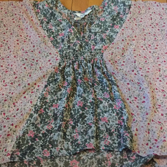 Spring flowy blouse bohemian flowers - Picture 2 of 2